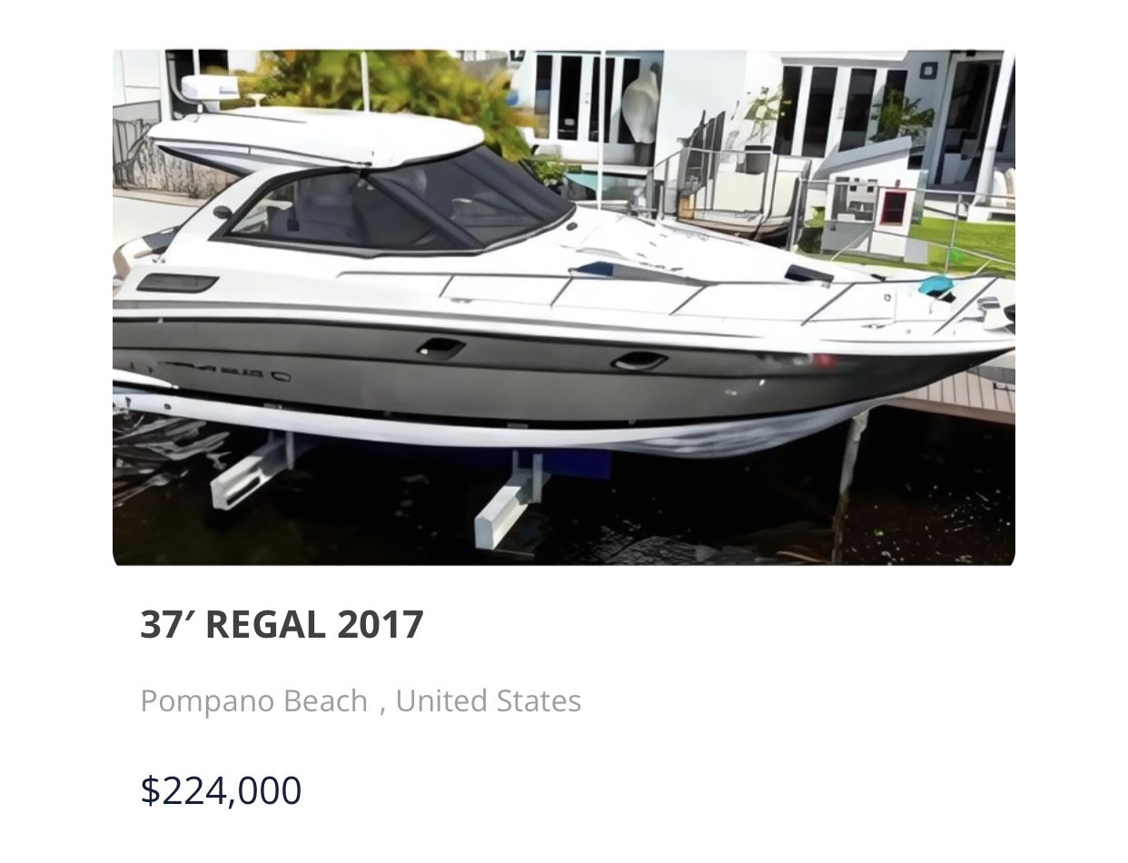 37 Regal 2017 $225K #(contact info removed)