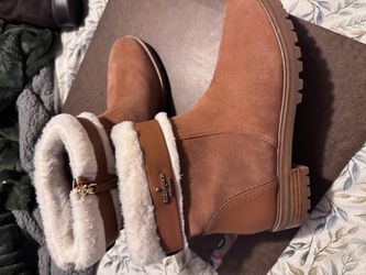 Kate Spade New York Suede Shearling Boots
