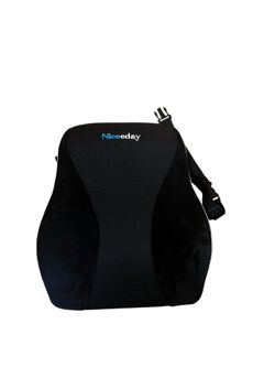 Niceeday Lumbar Support Pillow – Memory Foam, Ergonomic, Black, Brand New