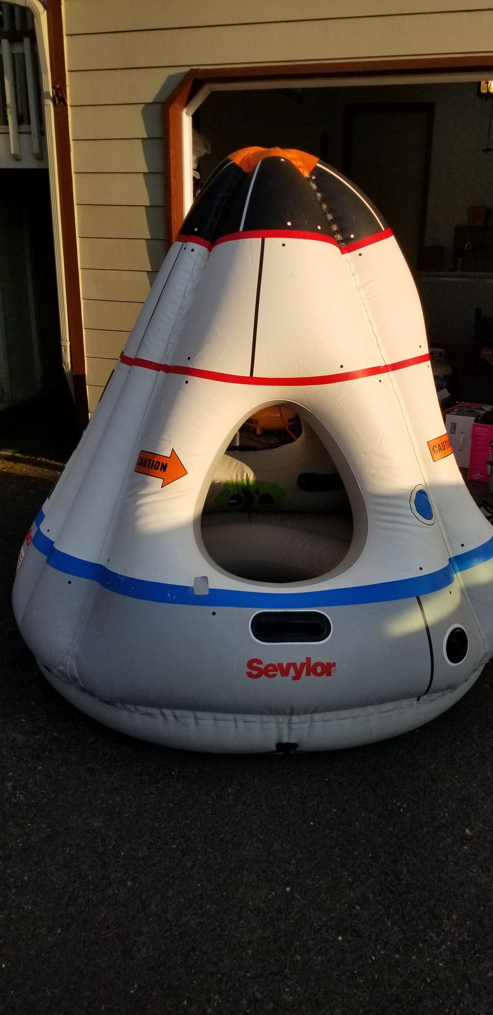 Sevylor Space Capsule inflatable river or pool toy