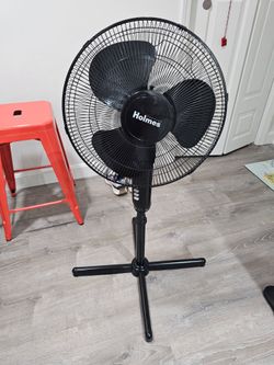 Barely used, super clean 3 speed oscillating standup fan.