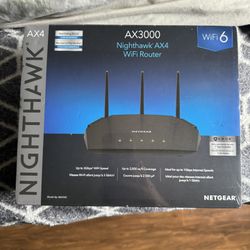 Nighthawk Wireless WiFi Router Ax4 Ax3000