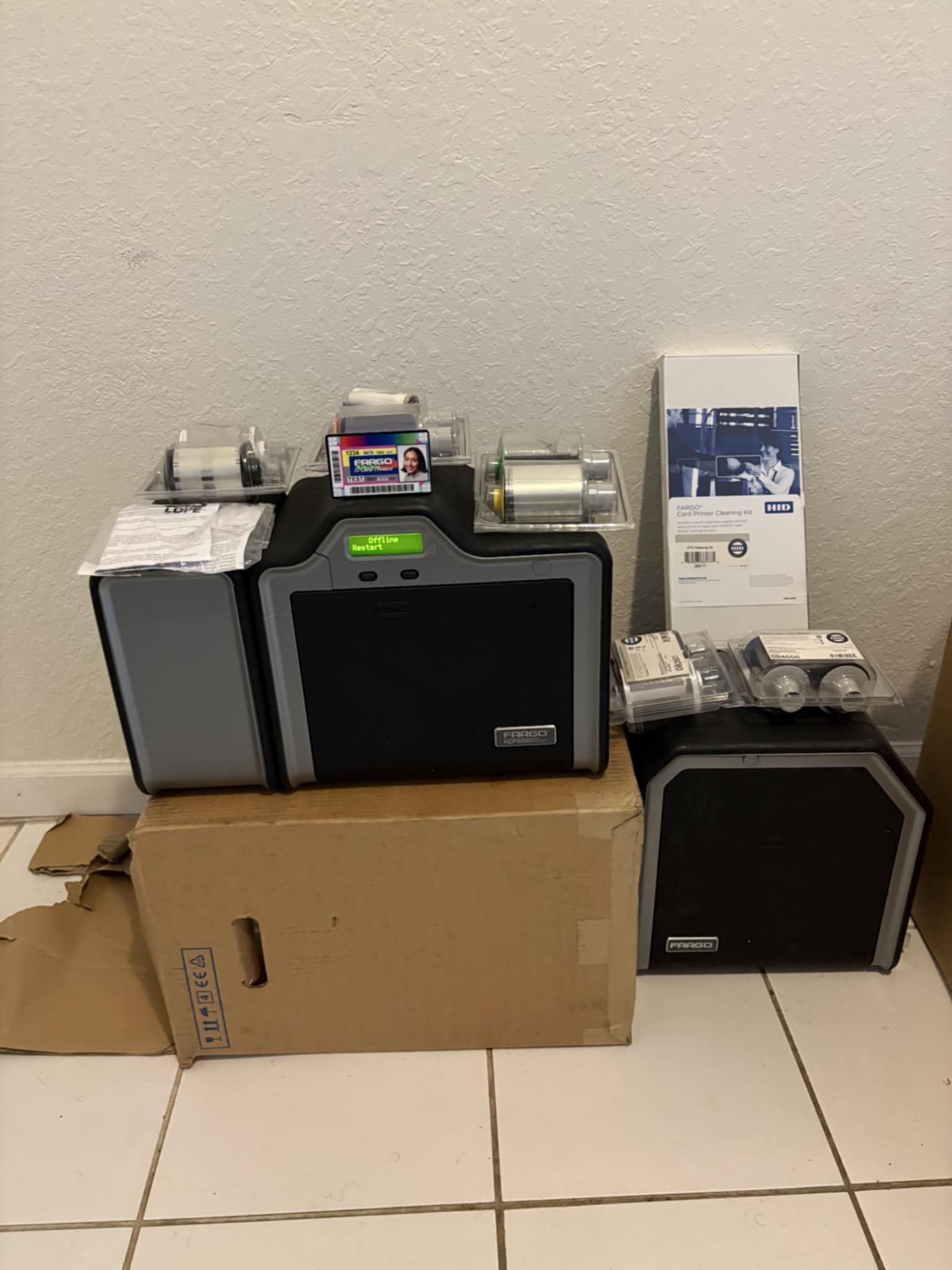 Fargo HDP 5000 I.D printer brandnew