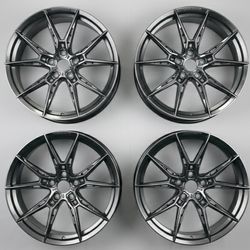 New Set of 4 19 X 9.5 5x114.3 ET:38 CB:73.1 JDM Style Wheels Rims Fits Lexus Toyota