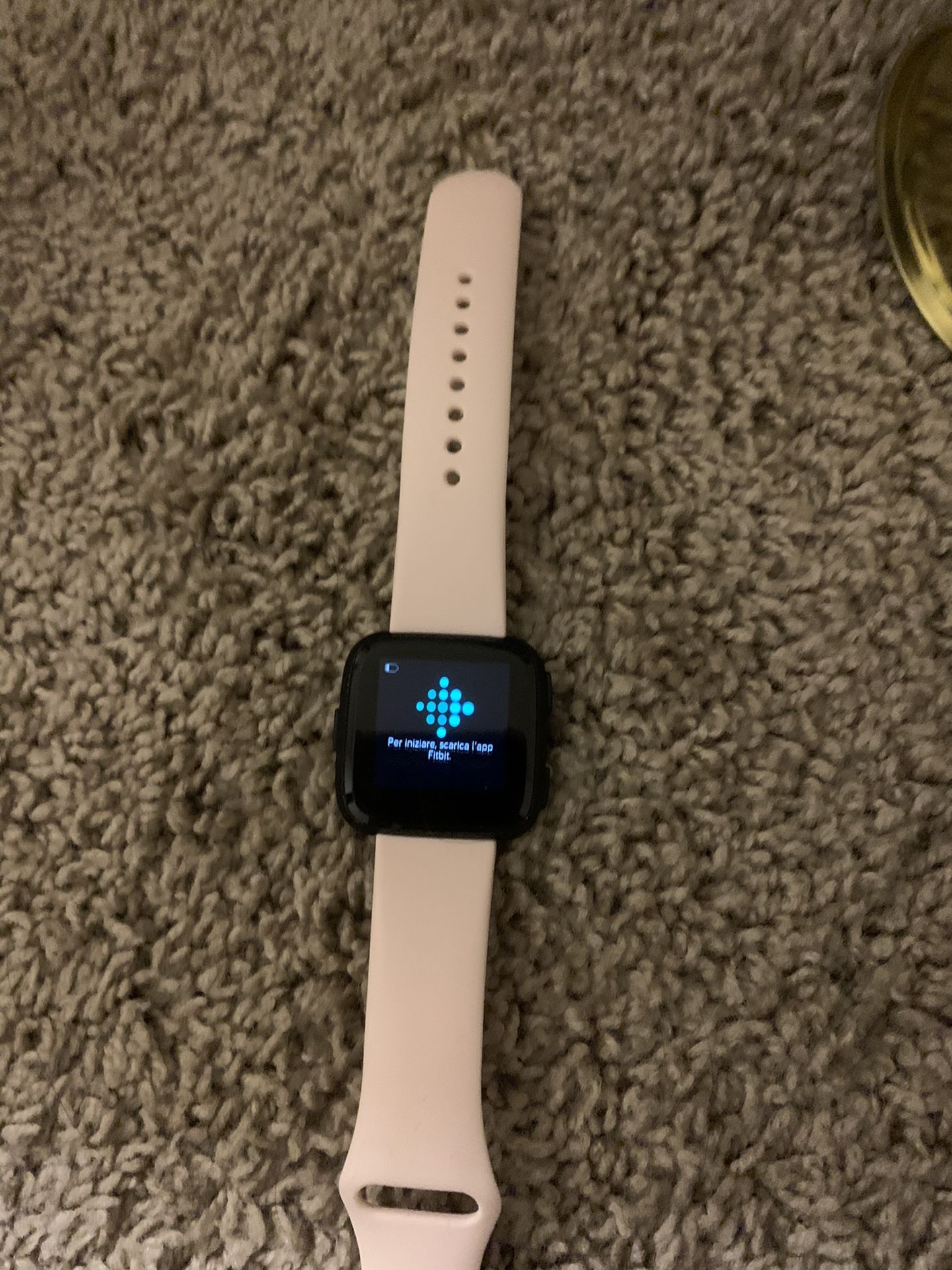 Fitbit versa with charger and extra bands