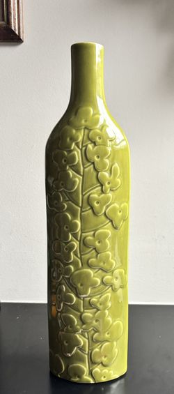 Green Decorative Tall Vase