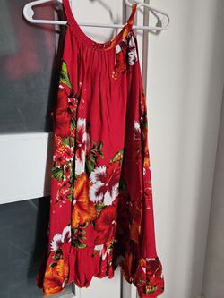 Girls Hawaiian Luau Dress 8T