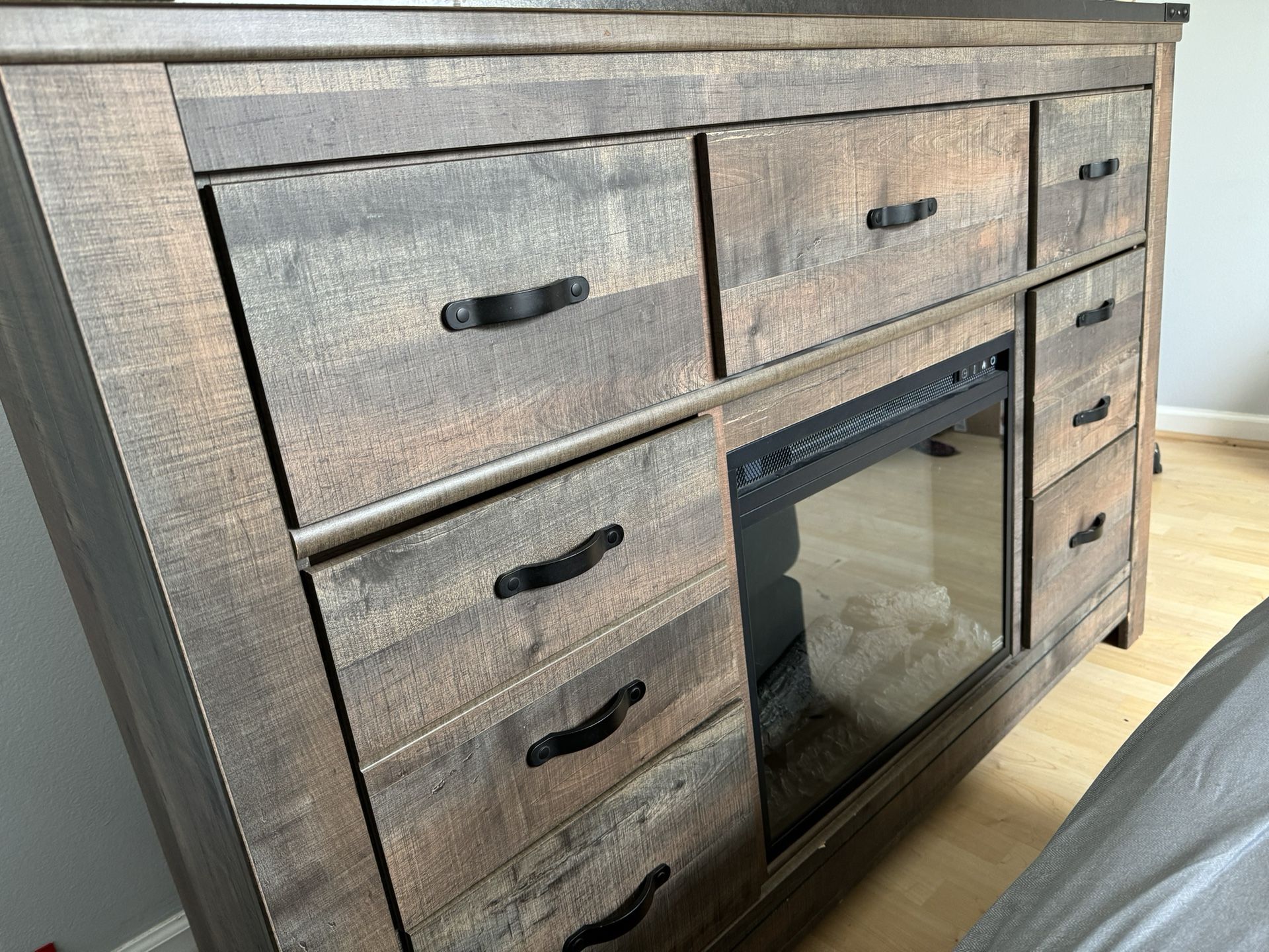 Dresser With Fireplace