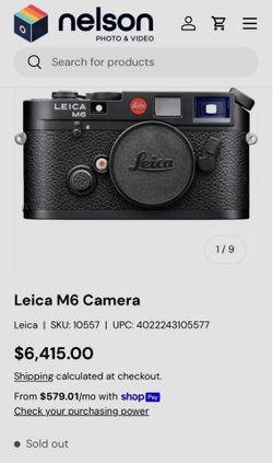 Leica M6 Black (New in Box Unopened) + 35mm Lens Bundle – Below Retail