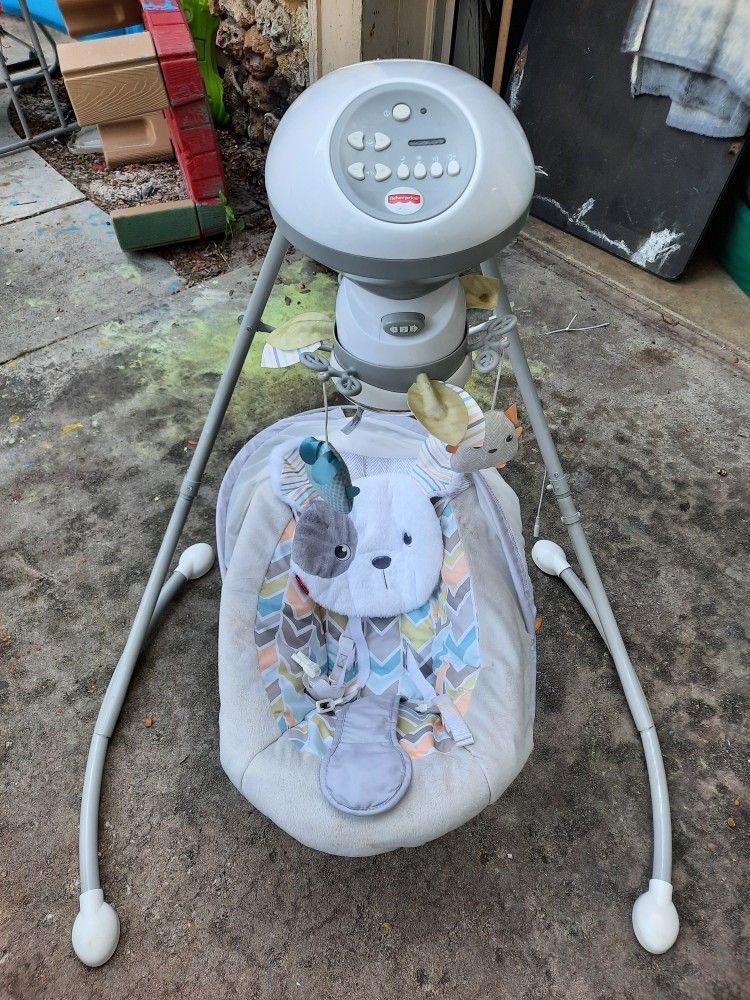 Fisher Price Puppy Swing For Infants