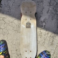 Shawn White Supply Co White Mini Skateboard 