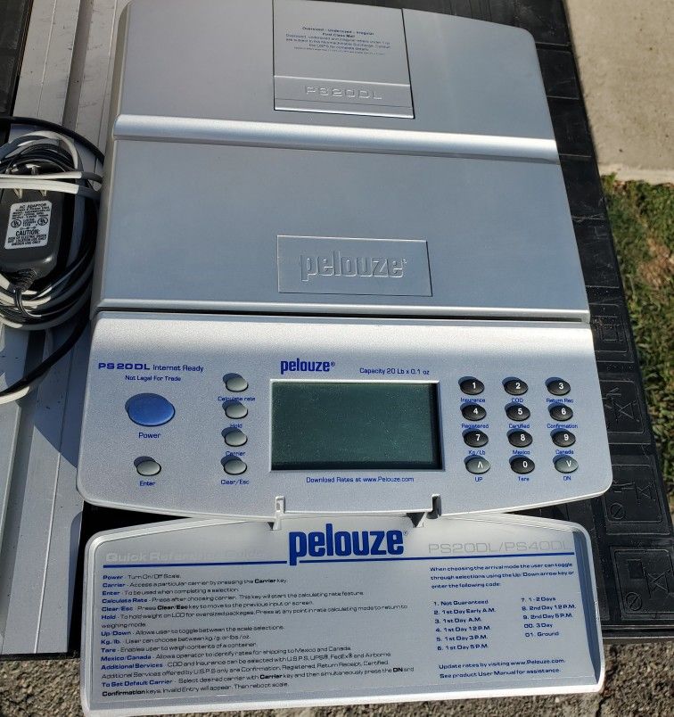 Pelouze PS20DL Scale & Adaptors