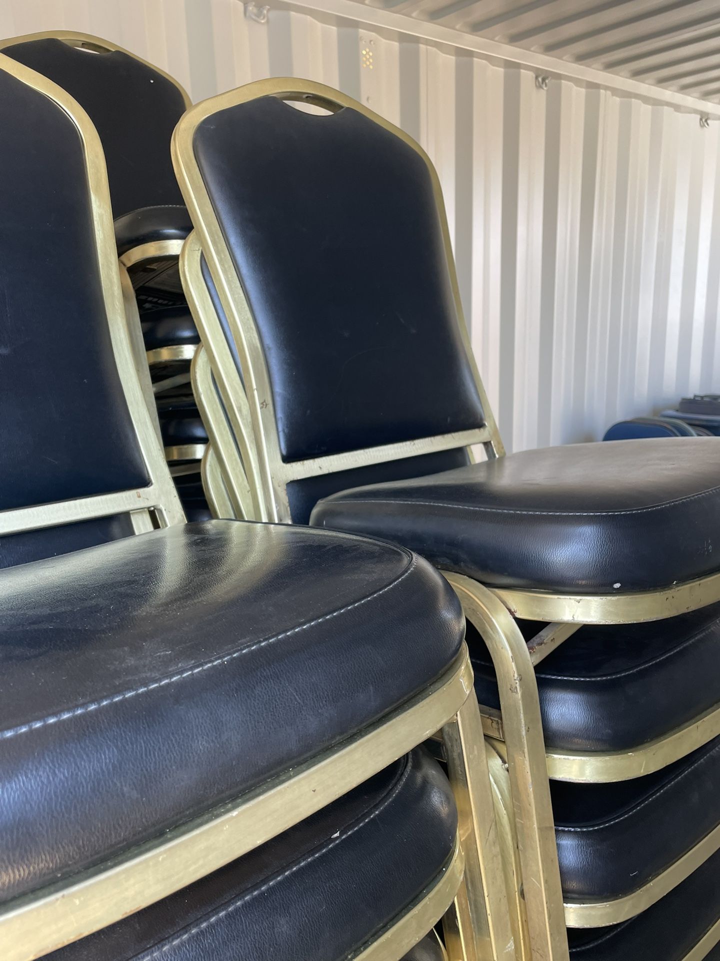 Black & Gold Banquet Chairs