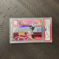 2005 Donruss Elite Babe Ruth Game Used Bat Card #10/25