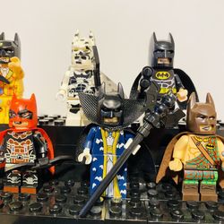 Batman Minifigures Unique Suits Pack | New Custom Lego Compatible Toys