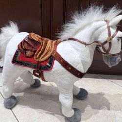 Disney Store Tangled Rapunzel Horse Maximus 15" Plush Stuffed Animal