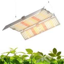 ✅One Barrina BU 2000 LED Grow Light, Full Spectrum with IR, 4x4FT Coverage, Dimmable, Adjustable Light Panel, 816 LEDs, High PPFD, Plant Grow Light fo