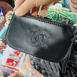 Monogram Real Leather Purse Tote