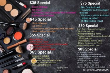 Makeup specials