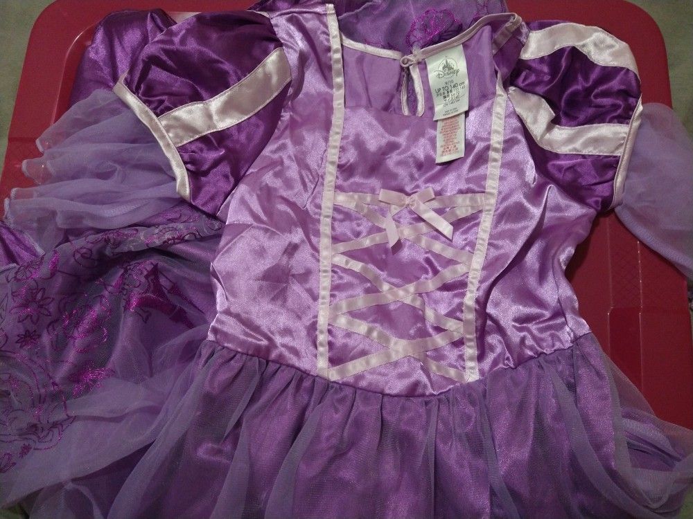Disney Store Rapunzel Tangle Ball Nightgown 9-10 New