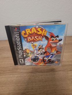 Crash Bash Sony PlayStation 1, 2000  Complete Black Label Tested Clean Manual