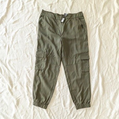 Banana Republic TENCEL Pull-on Joggers, Steel Green Global, Large