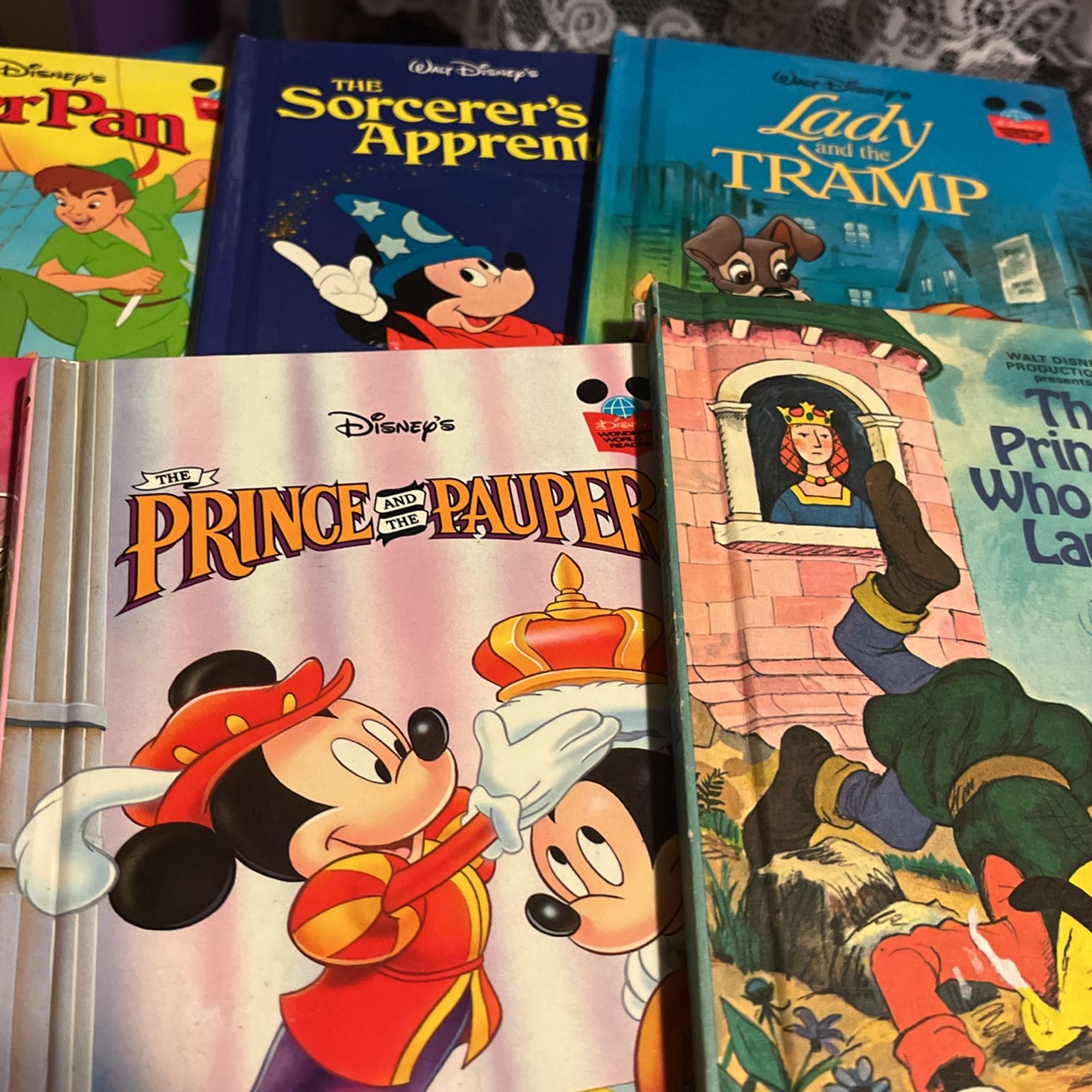6 Walt Disney Books On Sale 6 For 5.00