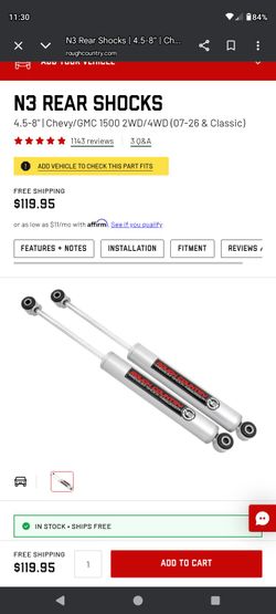 Silverado shocks