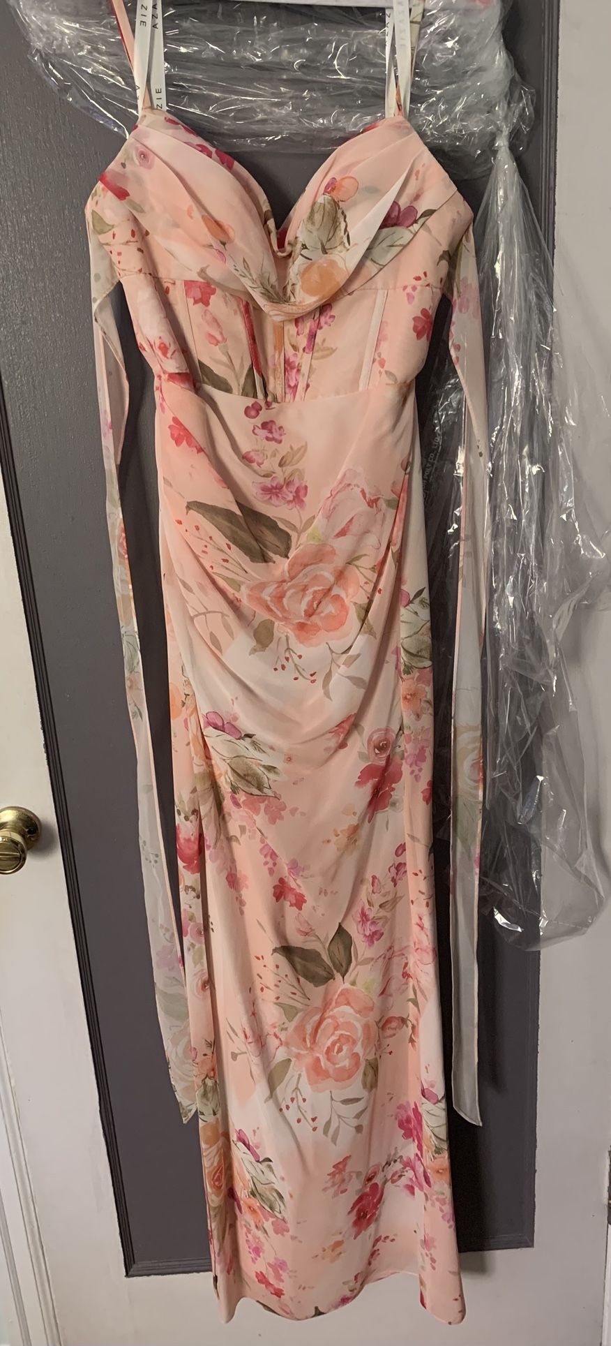 Azazie Floral Bridesmaid Dress / Wedding Guest Dress