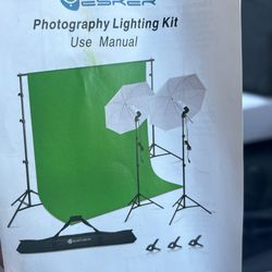 Yesker Green Screen Wrinkle-Resistant Portable Collapsible Chromakey Background 148x190cm