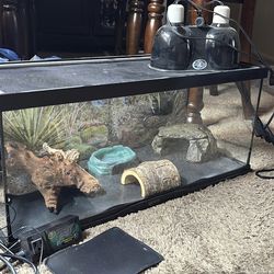 20 gallon Zoo Med Reptile tank for sale $140 or best offer