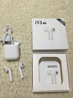 TWS i13 5.0 True Wireless Headset - White