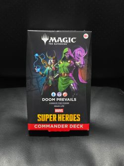 Magic: The Gathering Marvel Super Heroes Doom Commander Deck! New Factory Sealed!