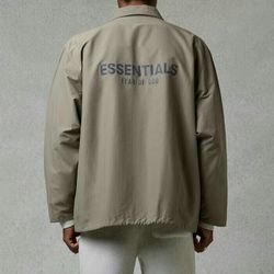 Fear of God Essentials Football Coaches Windbreaker Jacket 