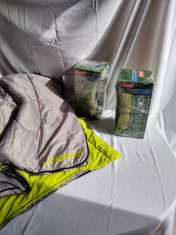 Coleman Lanterns Two Coleman Sleeping Bag One