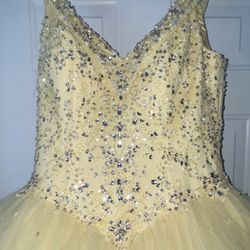 Yellow Quinceañera Dress 