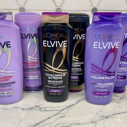 L'Oreal Paris Elvive Shampoo and Conditioner: 3 Varieties. New