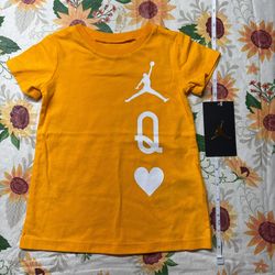 Jordan Tshirt Kids Yellow 12 Months 