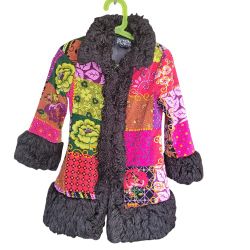 Rare Childrens Place Colorful Boho Coat