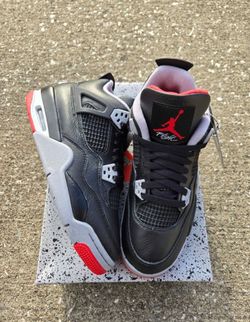 New. Jordan 4 Breds. Sizes: 5, 6, 7 (Pick Up Only)