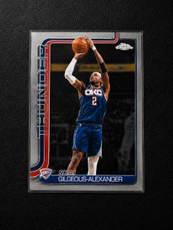 Shai Gilgeous-Alexander Refractor OKC Thunder 2025-2026