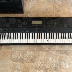 Casio WK-7500 76 Key Workstation With Manual