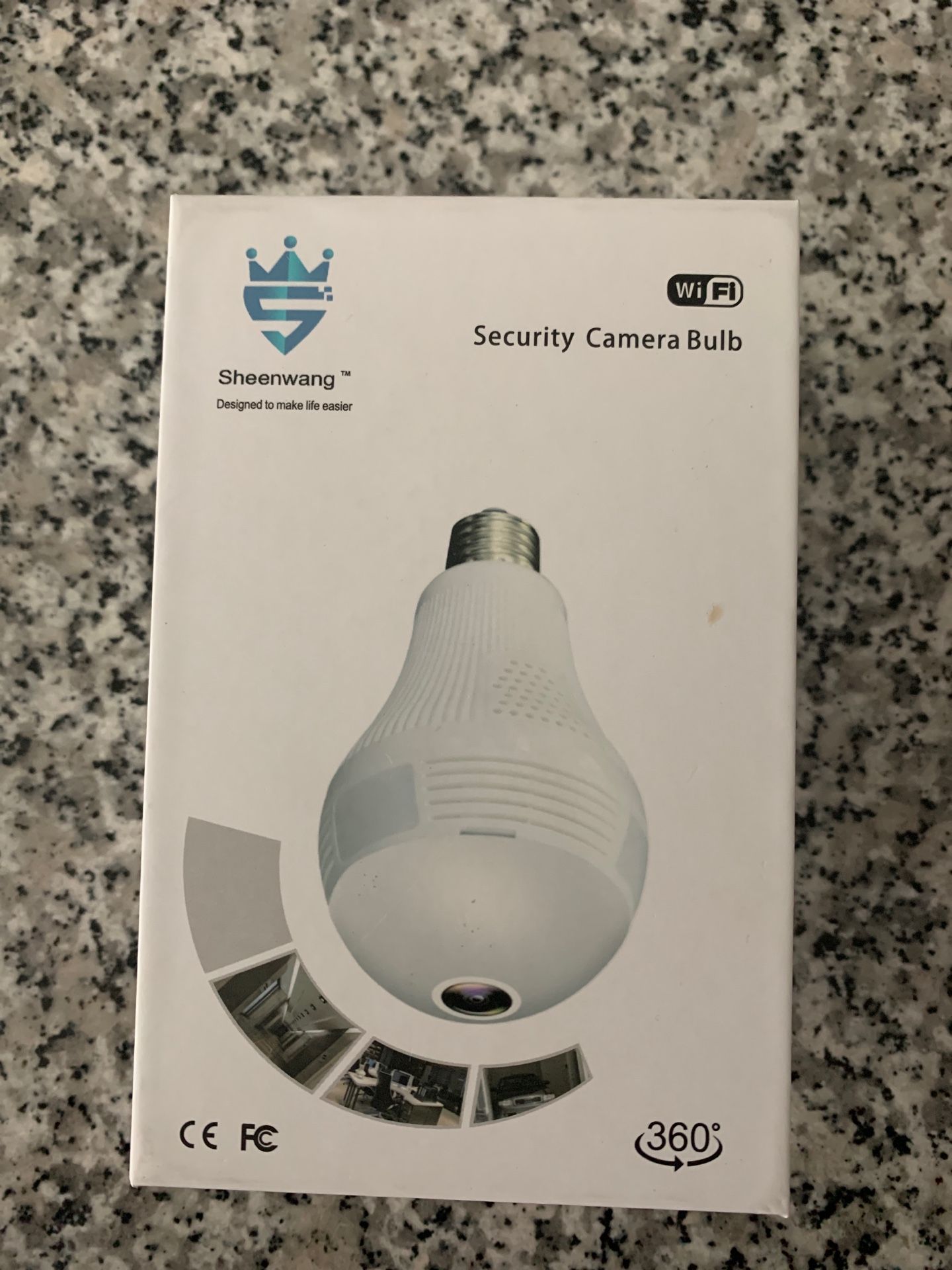 2 Security camera bulb