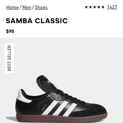Adidas Sambas (mens 8 Women9)