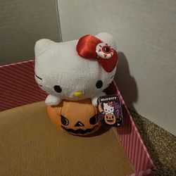 Hello Kitty Halloween Pumpkin CVS Plush- New