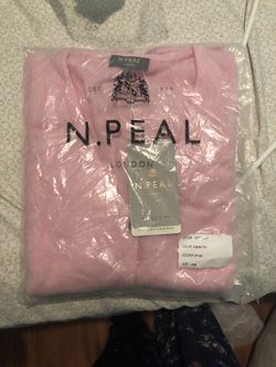 NWT N.Peal 100% Cashmere Cardigan