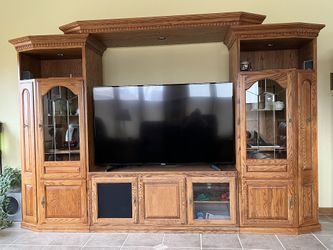 Oak Entertainment Center