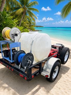 Pressure cleaning rig Pressure cleaning rig