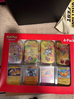 Pokemon 151 (4 Mini Tins + 4 Promo Cards Bundle)