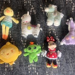 Disney Toys Stuffy Plushy Minnie Mouse Wish Llama Ducky Unicorn 